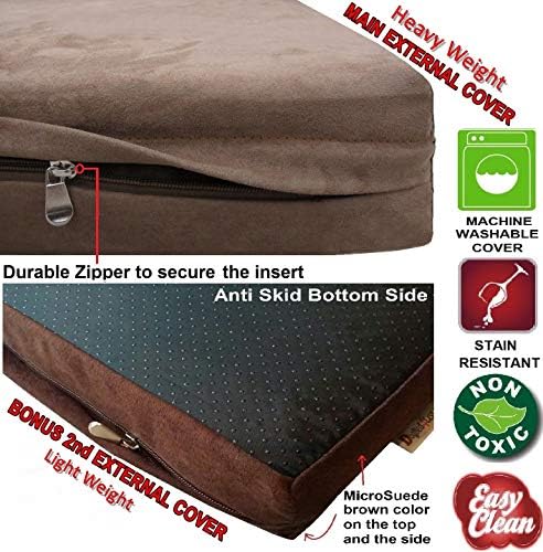 Dogbed4less Orthopedic Memory Foam Dog Bed - Image 3