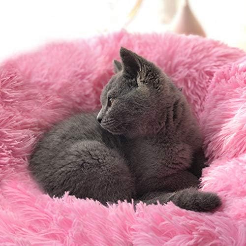Cat Bed for Indoor Cats, Mini Plush Self Warming Kitten Bed, 20 Inch - Image 4