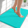 OLANLY Thick Chenille Small Bathroom Rugs 24x16, Absorbent Bath Mat by OLANLY