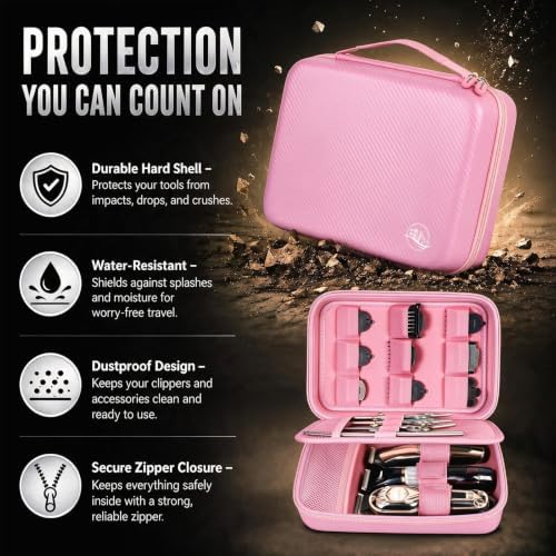 Boobowl Barber Accessories Bag for Clippers and Supplies, Hair Clipper Box - Image 5