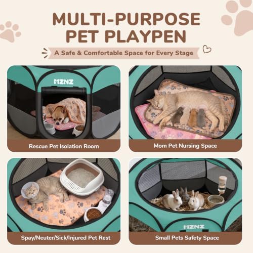 Dog Cat Small Animal Puppy Playpen Crate - Image 3