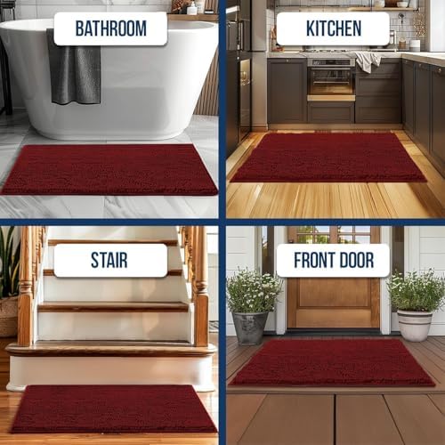 Muddy Mat® | Chenille Bathroom Rugs Quick Dry Microfiber Mats Non Slip Washable - Image 6