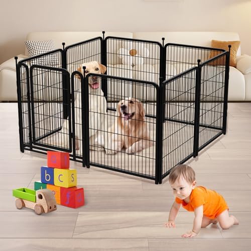 Getlay Dog Fence Outdoor 40inch 8 Panels - Image 6