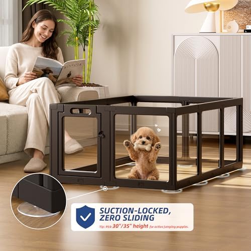 Acrylic Dog Playpen Indoor, O Series, 2 Panels - Image 5