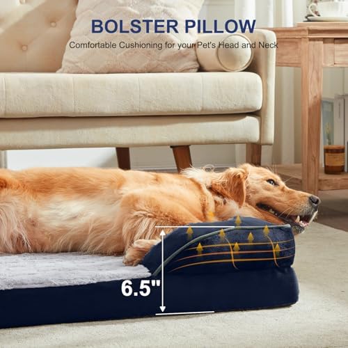 FURTIME Orthopedic Small Dog Bed, Supportive Waterproof Pet Bed - Image 2