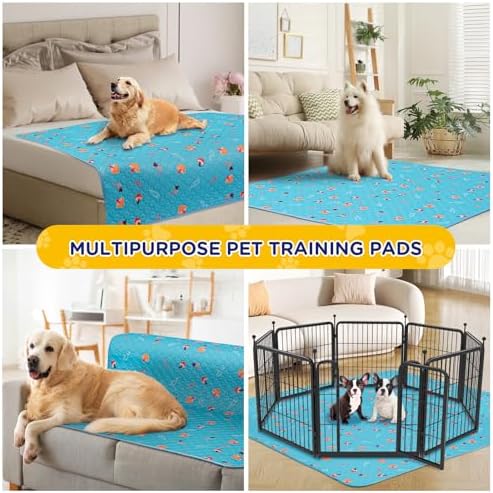Sunheir Washable Pee Pads for Dogs, Reusable Dog Pads Extra Large Non-Slip Dog - Image 6