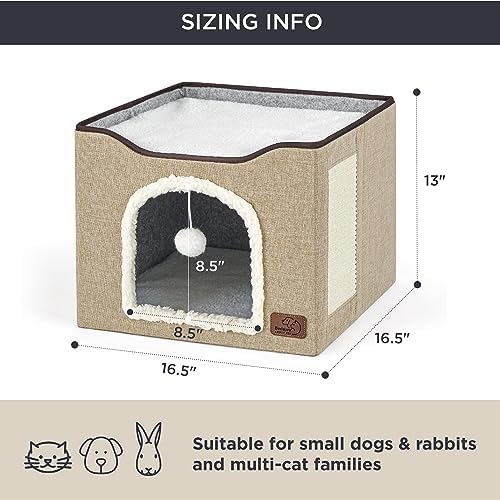 Bedsure Cat House Bed for Indoor Cats - Image 6