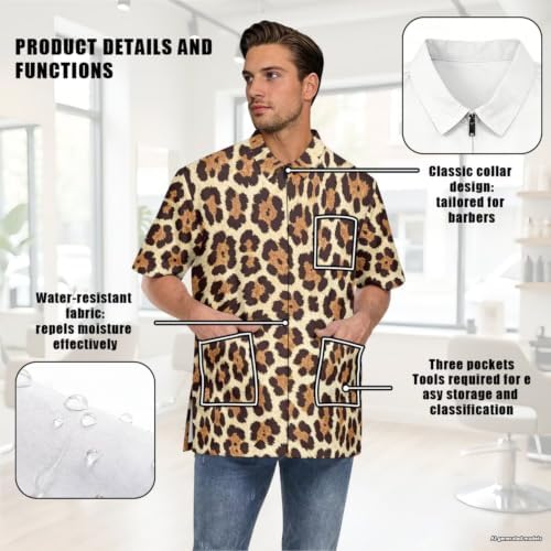 Funny Print Barber Jackets & Smocks - Image 5