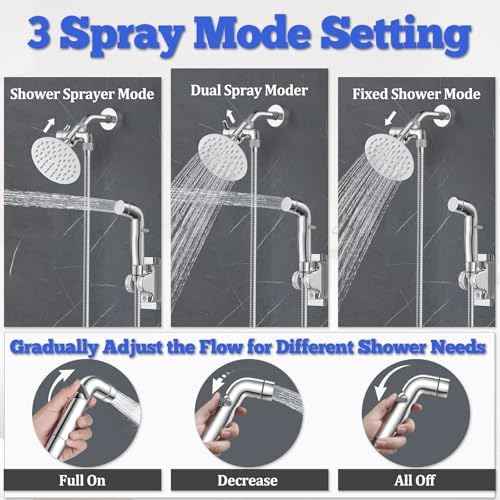 Dog Shower Sprayer Attachment, YDmeet 100 Inch Dog Washing Hose - Image 2