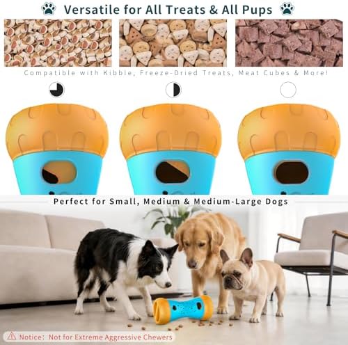 Treat Dispensing Dog Puzzle Toy, Interactive Dog Toys - Image 4
