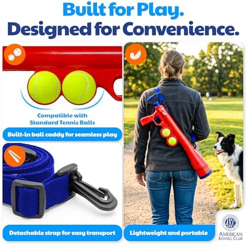 American Kennel Club Dog Ball Launcher, Tennis Ball Thrower - Image 4