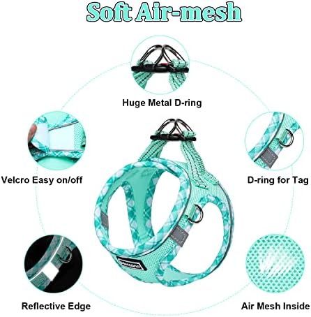 Mercano Soft Mesh Dog Harness and Leash Set, Step-in Reflective Breathable - Image 3