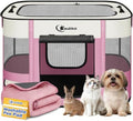 Siedihit 28" Dog Playpen, Cat Puppy Pen, Pet Portable Crate Indoor Outdoor by Siedihit