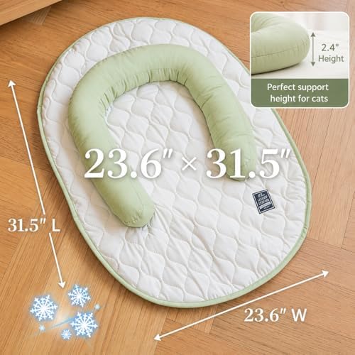 Cat Cooling Bed Mat, Breathable Summer Non-Slip Cushion Pad - Image 6