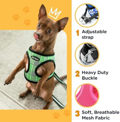 Bark Appeal Blue Hibiscus Step-in Dog Harness - Image 4