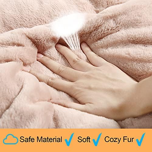 Dog Crate Pad Washable Dog Bed for Crate Large Cozy Mat 42-Inch Pink - Image 4