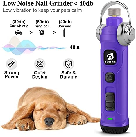 BOUSNIC Dog Nail Grinder with 2 LED Light - Image 5