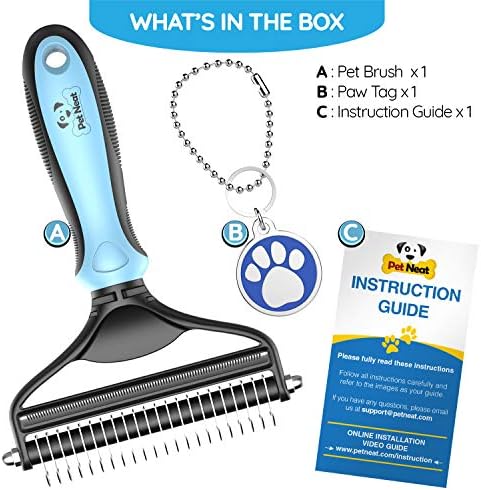 Dog Brush and Cat Brush – 2 Sided Pet Grooming Tool - Image 3