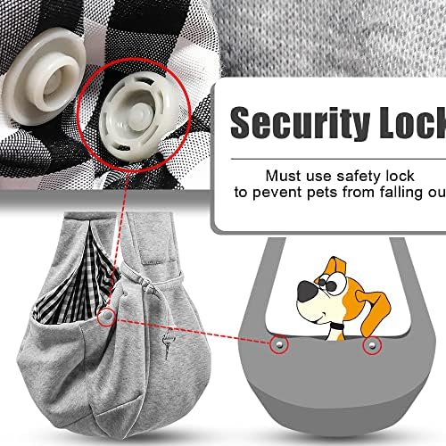 Tomkas Dog Cat Carrier Sling Classic Pocket & Classic Strap - Image 6