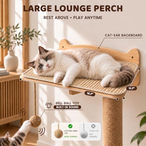 Cat Wall Shelves for Large Cats Wall Mounted Climbing Set - Image 2