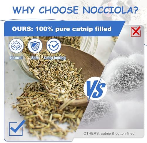 Nocciola 3 Pack Catnip Toys for Cats, Funny Cat Toys Filled - Image 2