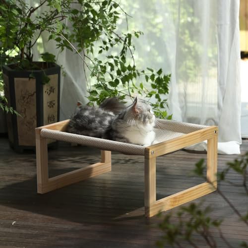 FUKUMARU Large Cat Hammock, Raised Dog Bed - Image 6