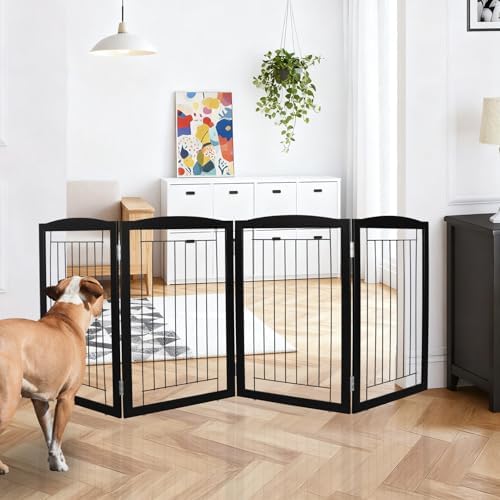 ZJSF Freestanding Foldable Dog Gate by ZJSF