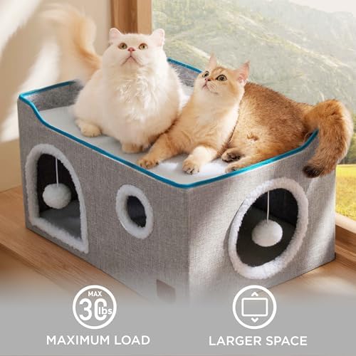 Bedsure Extra Wide Cat House Bed - Image 4