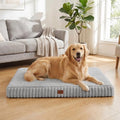 Orthopedic Dog Bed for Large Dog, Waterproof Washable Pet Bed for Crate by DOPEDIO