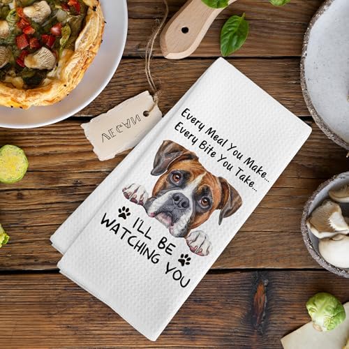 Funny Boxer Dog Kitchen Towels Decor Gifts - Image 6