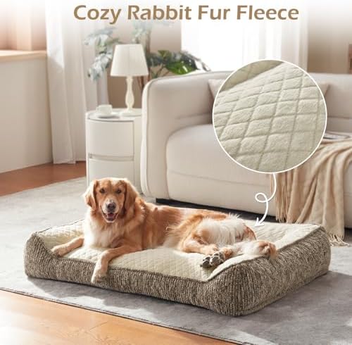 JOEJOY XL Orthopedic Dog Beds Large Size Dog, Extra Thick Big Dog Couch Bed - Image 2