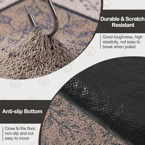 Glittme Cat Litter Mat 24"x15" Non-Slip Washable Trapping Mat - Image 5