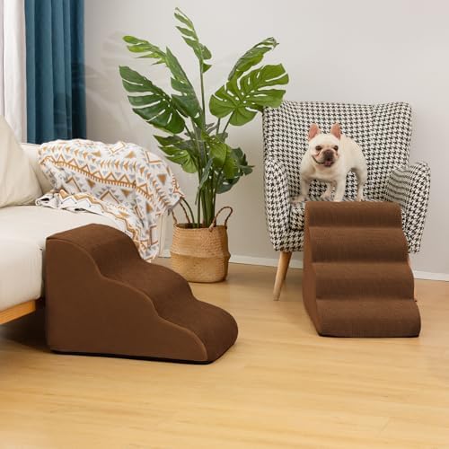 Aodisman Dog Steps for Bed or Couch, 4-Step Pet Stairs Ramp for Small Dogs - Image 6