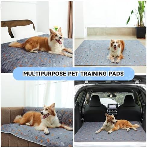Sunheir Washable Pee Pads for Dogs 2-Pack Reusable Puppy Pads Pet Training Pads - Image 5