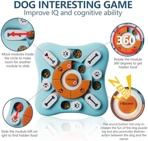 FOXMM Interactive Dog Treat Puzzle Toys - Image 3