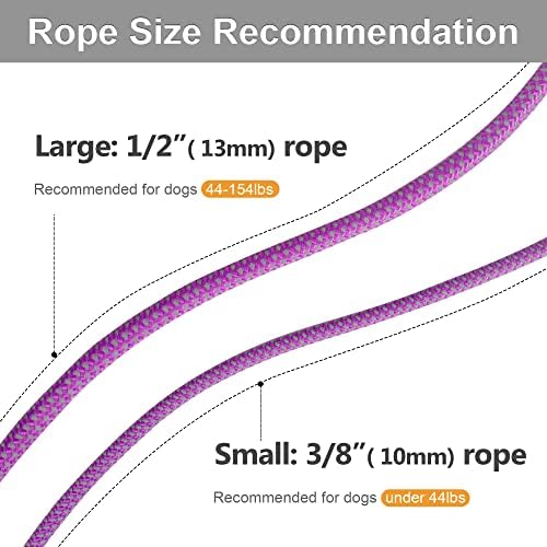 Fida Durable Slip Lead Dog Leash, 6 FT x 3/8" Dog Training Leash - Image 5