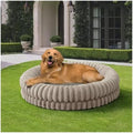 BALANCE Luxury Donut Dog Bed, 43 Inches Round Dog Beds Large Sized Dogs Washable by BalancePet