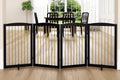 PUPETPO Freestanding Pet Gate for Dogs, Indoor Wooden Dog Gate for House by PUPETPO