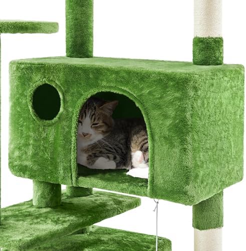 Yaheetech 70in Multi-Level Sturdy Cat Tree, Sisal Scratching Posts - Image 5