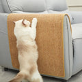 Cat Scratcher Mat with Sticky Tapes, 31.5" x 19.7" Sisal Cat Scratching Carpet by Unknown