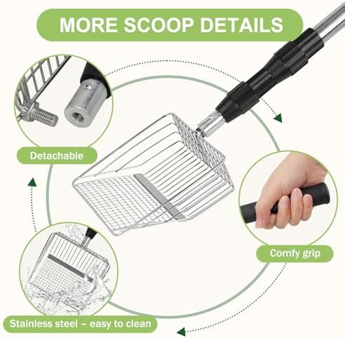 XBX Long Handle Cat Litter Scoop - Image 6