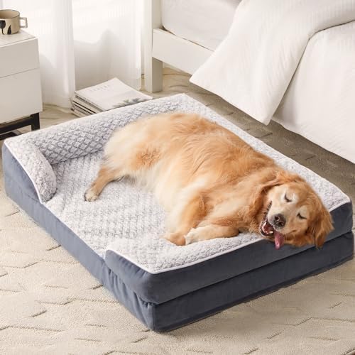 LEXTRO Washable Orthopedic Dog Bed, Waterproof Couch by LEXTRO