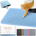 Cat Litter Mat 27"x46", Double Layer EVA litterbox Mat by BLISSSTORM