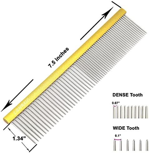 Dog Grooming Comb Deshedding Remove Tangles - Image 4