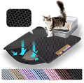 Extra Large Cat Litter Mat, Double Layer Honeycomb Design by Petinstinct
