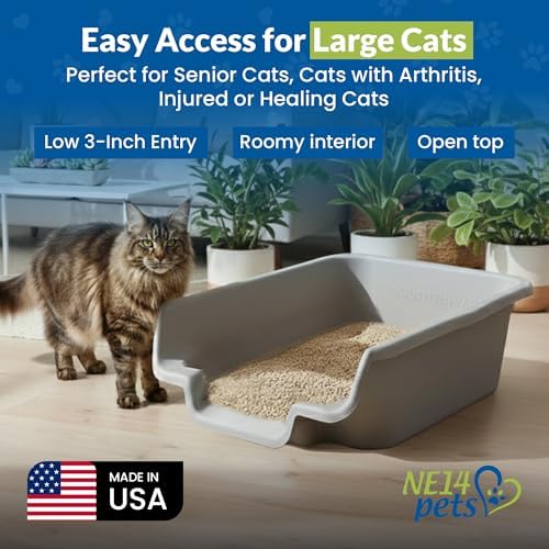 KittyGoHere Senior Cat Litter Box, Cat Litter Pan - Image 3