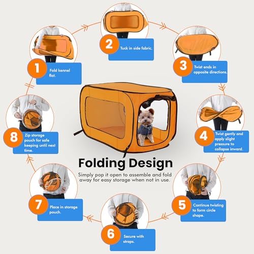 Portable Collapsible Pop Up Kennel - Image 5