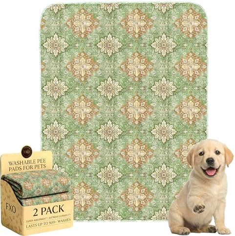 Washable Pee Pads for Dogs, Great Urine Absorbent Reusable Puppy Training Pads by Peepads
