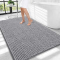 OLANLY Thick Chenille Large Bathroom Rugs 40x32, Absorbent Bath Mat by OLANLY