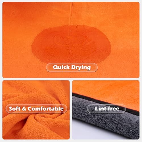 MICOOYO Dog Towels for Drying Dogs 3 Pack, Ultra Absorbent Microfiber Pet Bath - Image 2